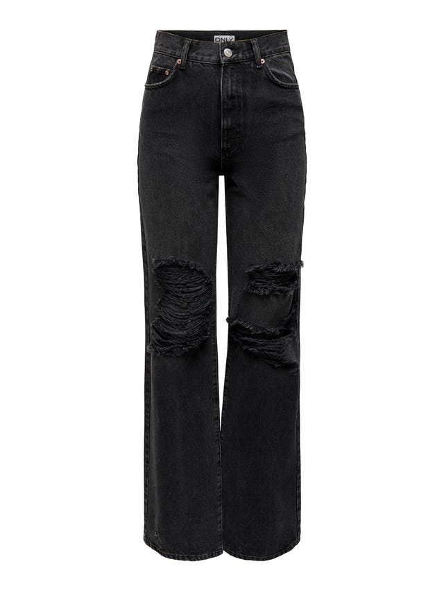 ONLY ONLCAMILLE WIDE high waisted jeans - 15263461