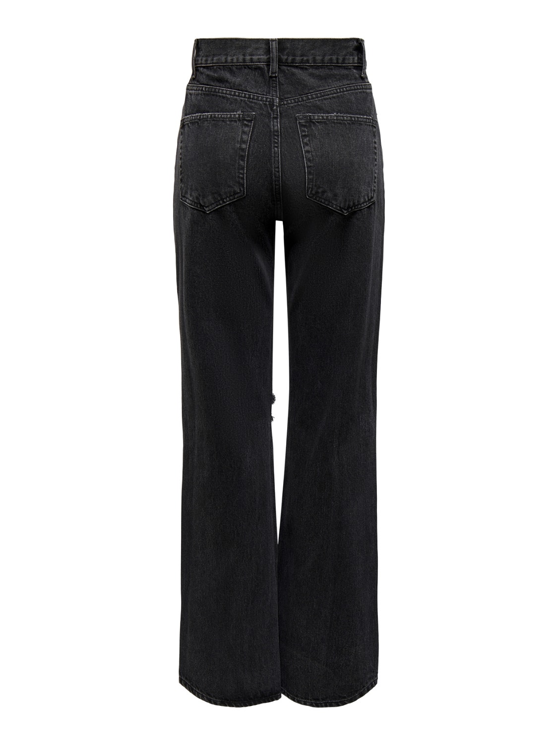 ONLY ONLCAMILLE WIDE high waisted jeans -Washed Black - 15263461