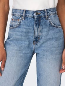 ONLY ONLRobyn High Waist Staight Jeans -Medium Blue Denim - 15263588
