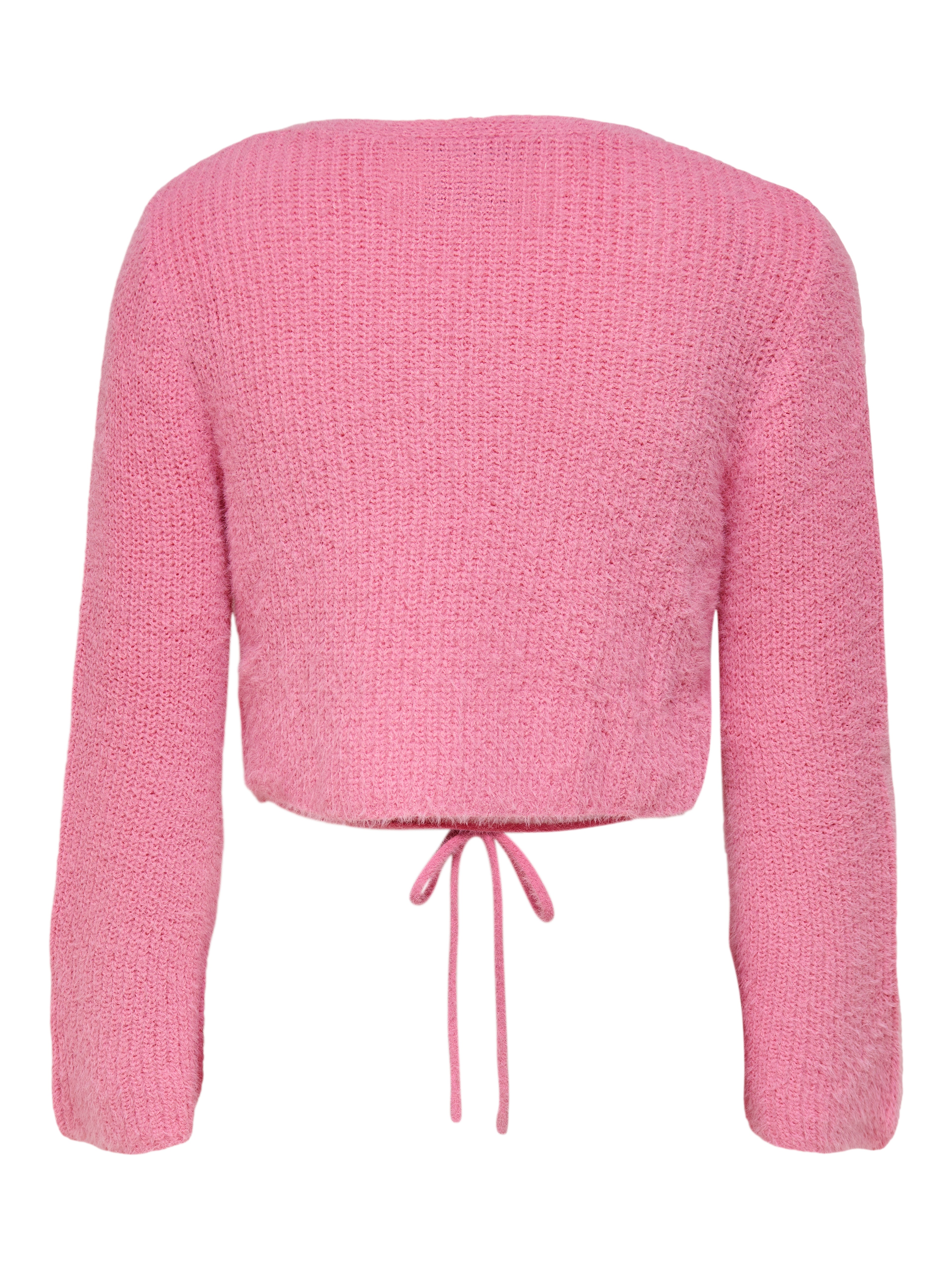 Hot pink cropped on sale cardigan