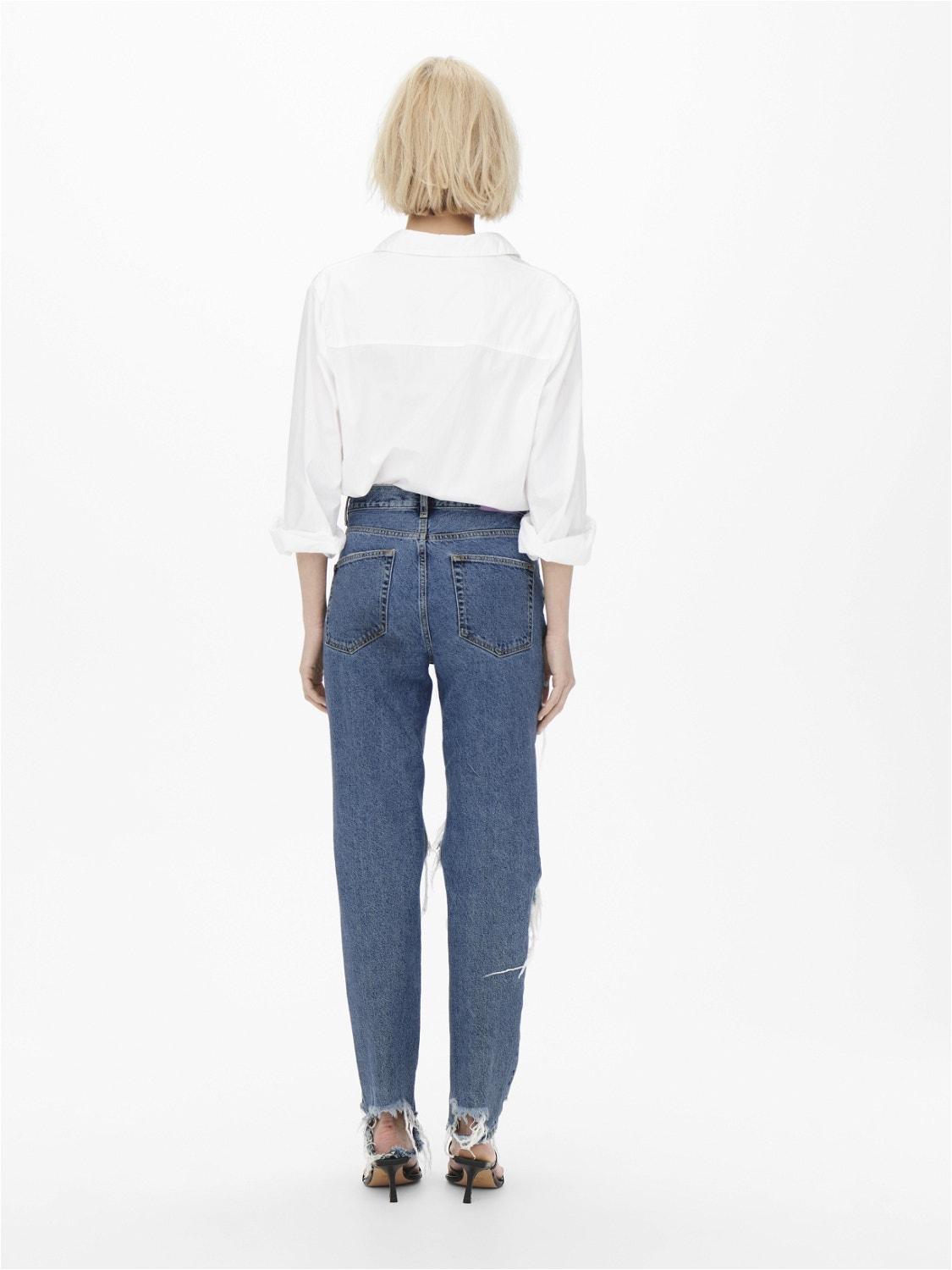 ONLY ONLJagger highwaisted mom jeans -Medium Blue Denim - 15263625