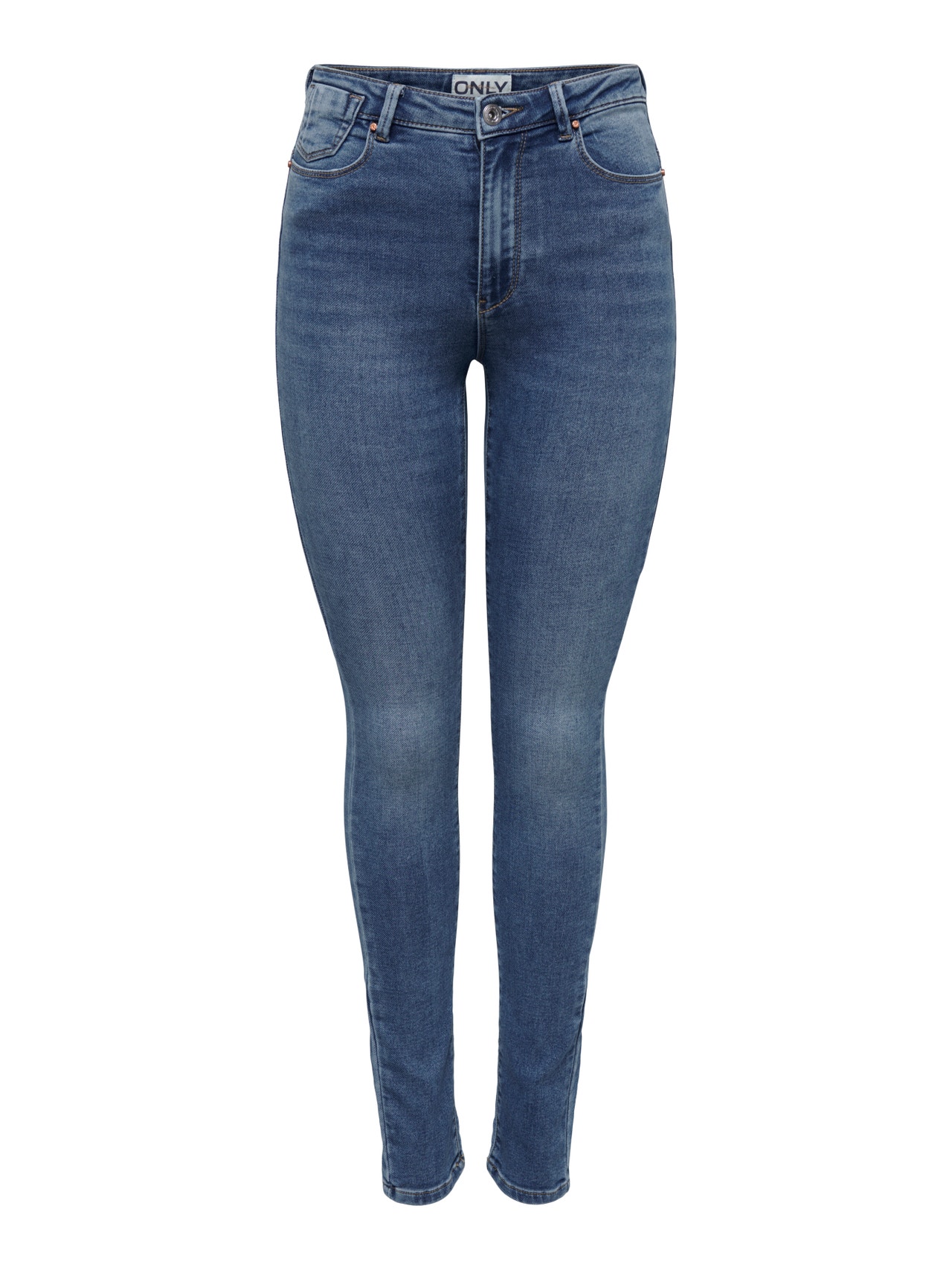 ONLY ONLFOREVER de chándal, cintura alta Jeans skinny fit -Medium Blue Denim - 15263736