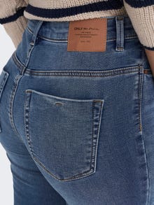 ONLY Skinny Fit Hohe Taille Jeans -Medium Blue Denim - 15263736