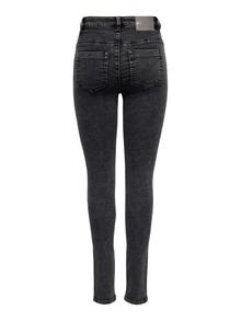 ONLY ONLFOREVER HIGH HW  JOGG Skinny fit jeans -Washed Black - 15263736