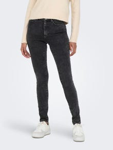 ONLY ONLFOREVER HIGH High Waist SKINNY JOGG jeans -Washed Black - 15263736