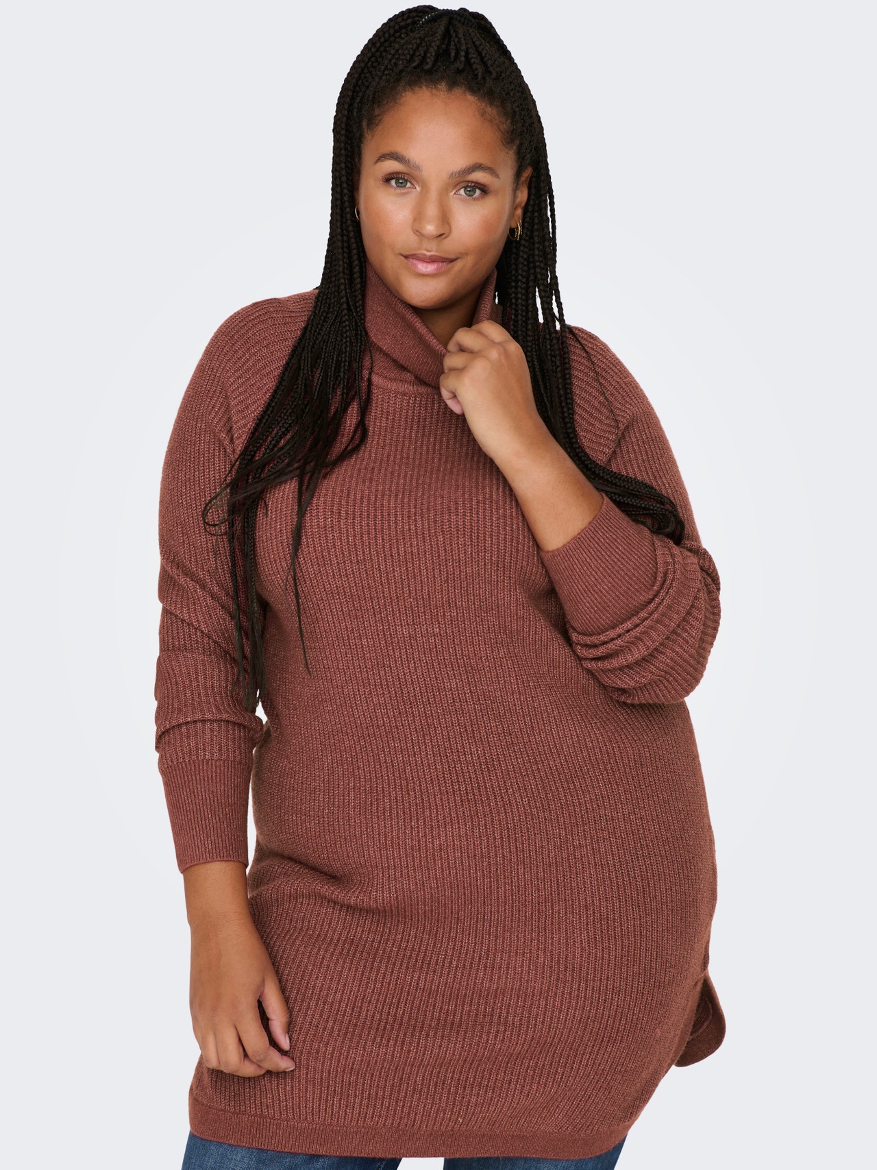 ONLY Roll neck Pullover -Spiced Apple - 15263797