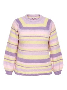 ONLY O-Neck Pullover -Lavendula - 15263830