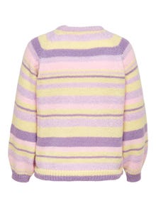 ONLY Curvy striped Knitted Pullover -Lavendula - 15263830