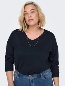 ONLY Rundhals Pullover -Total Eclipse - 15263836