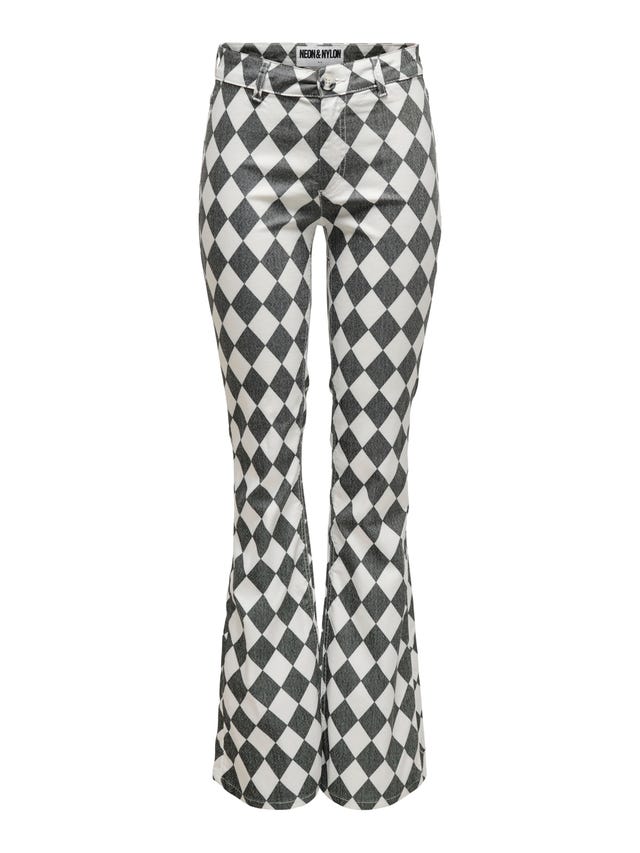 ONLY Patterned flared Trousers - 15263926
