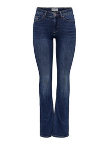 ONLY ONLBLUSH MID FLARED  NOOS Bootcut jeans -Dark Blue Denim - 15264050