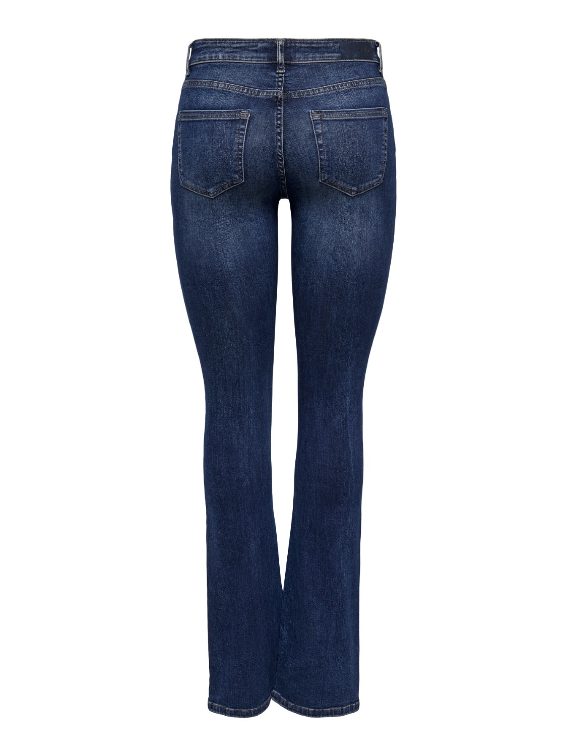 ONLY Jeans Flared Fit Taille moyenne -Dark Blue Denim - 15264050
