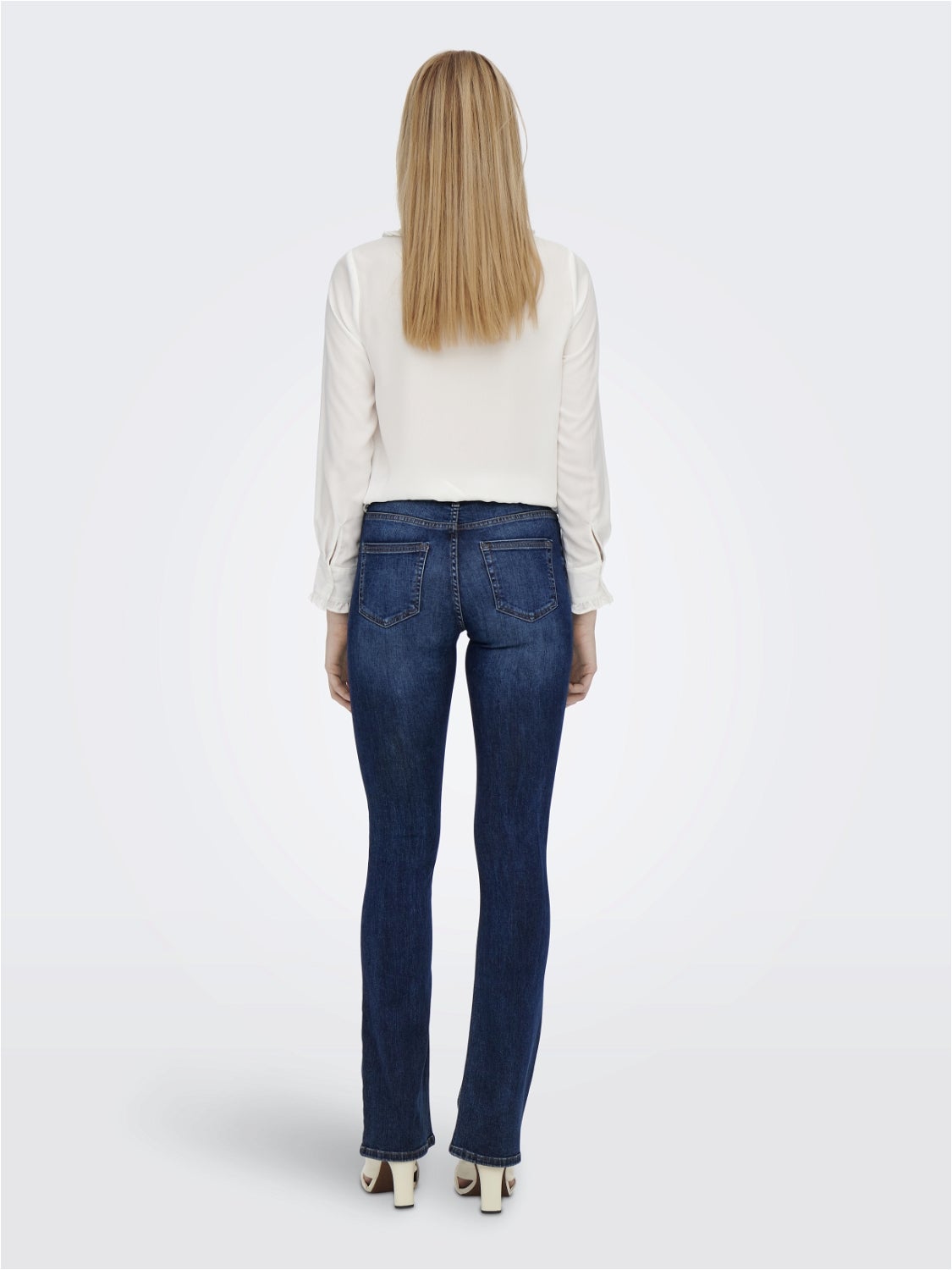 ONLBLUSH MID FLARED NOOS Flared Jeans | Donkerblauw | ONLY®