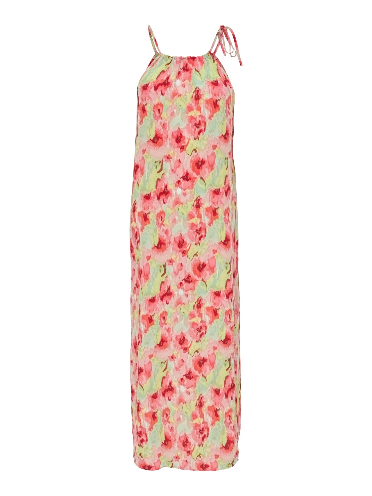 ONLY Regular fit O-hals Lange jurk -Pink Lemonade - 15264066