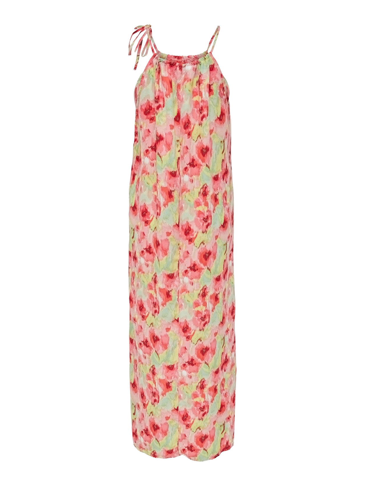 ONLY Regular Fit O-Neck Long dress -Pink Lemonade - 15264066