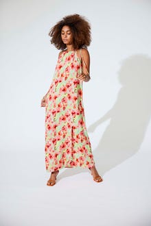 ONLY Regular fit O-hals Lange jurk -Pink Lemonade - 15264066