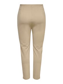 ONLY Pantalons Slim Fit Taille classique -Tannin - 15264132