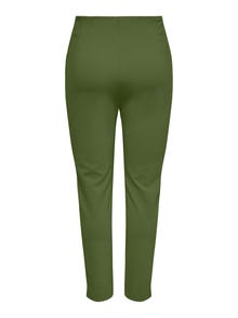 ONLY Pantalons Slim Fit Taille classique -Olive Night - 15264132