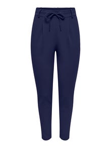 ONLY Pantalons Regular Fit Taille moyenne -Patriot Blue - 15264162