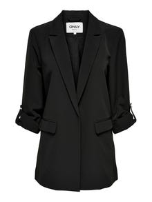 ONLY Loose 3/4 sleeved Blazer -Black - 15264166