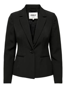 ONLY Blazers Tight Fit Col à revers -Black - 15264170