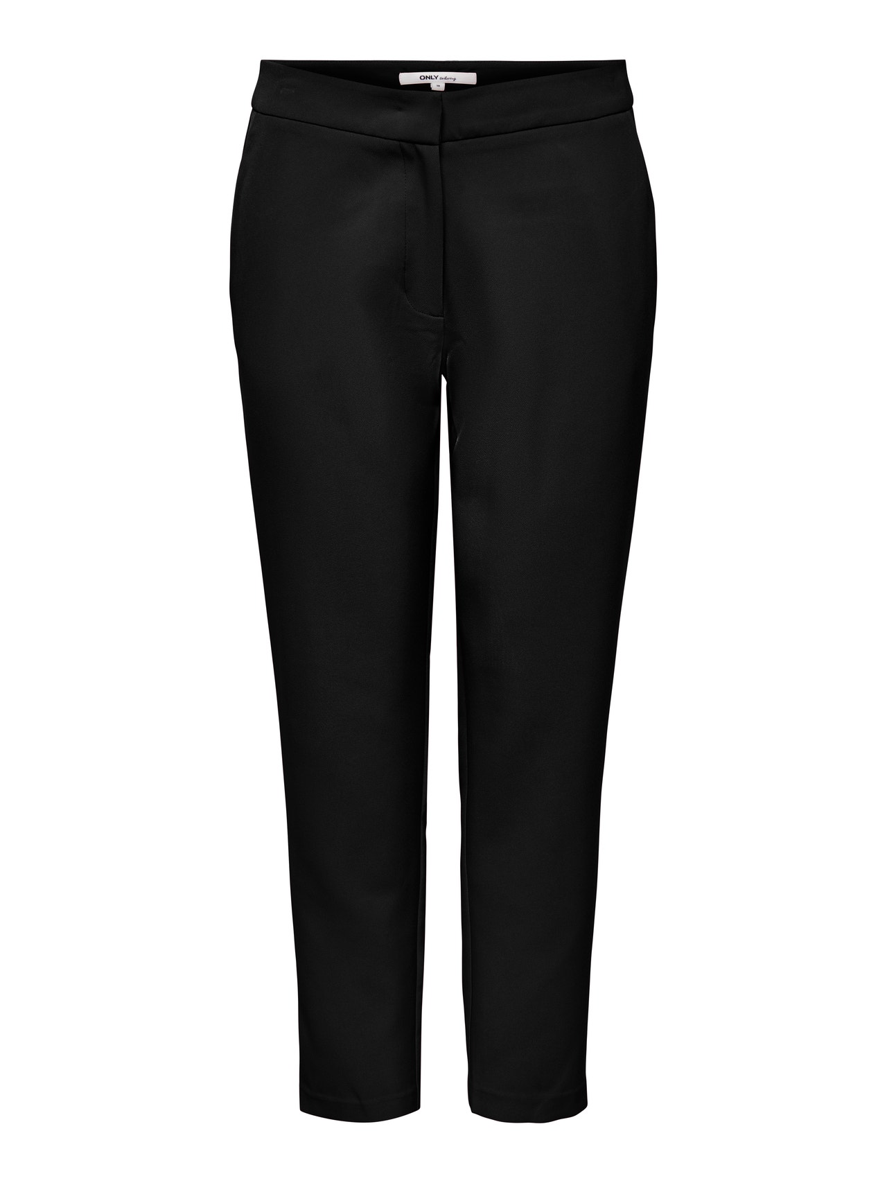 Pantalons Regular Fit Taille moyenne, Black