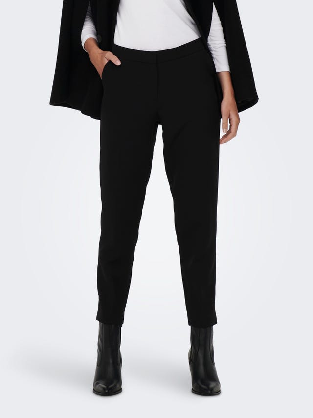 ONLY High waisted cigarette Trousers - 15264185