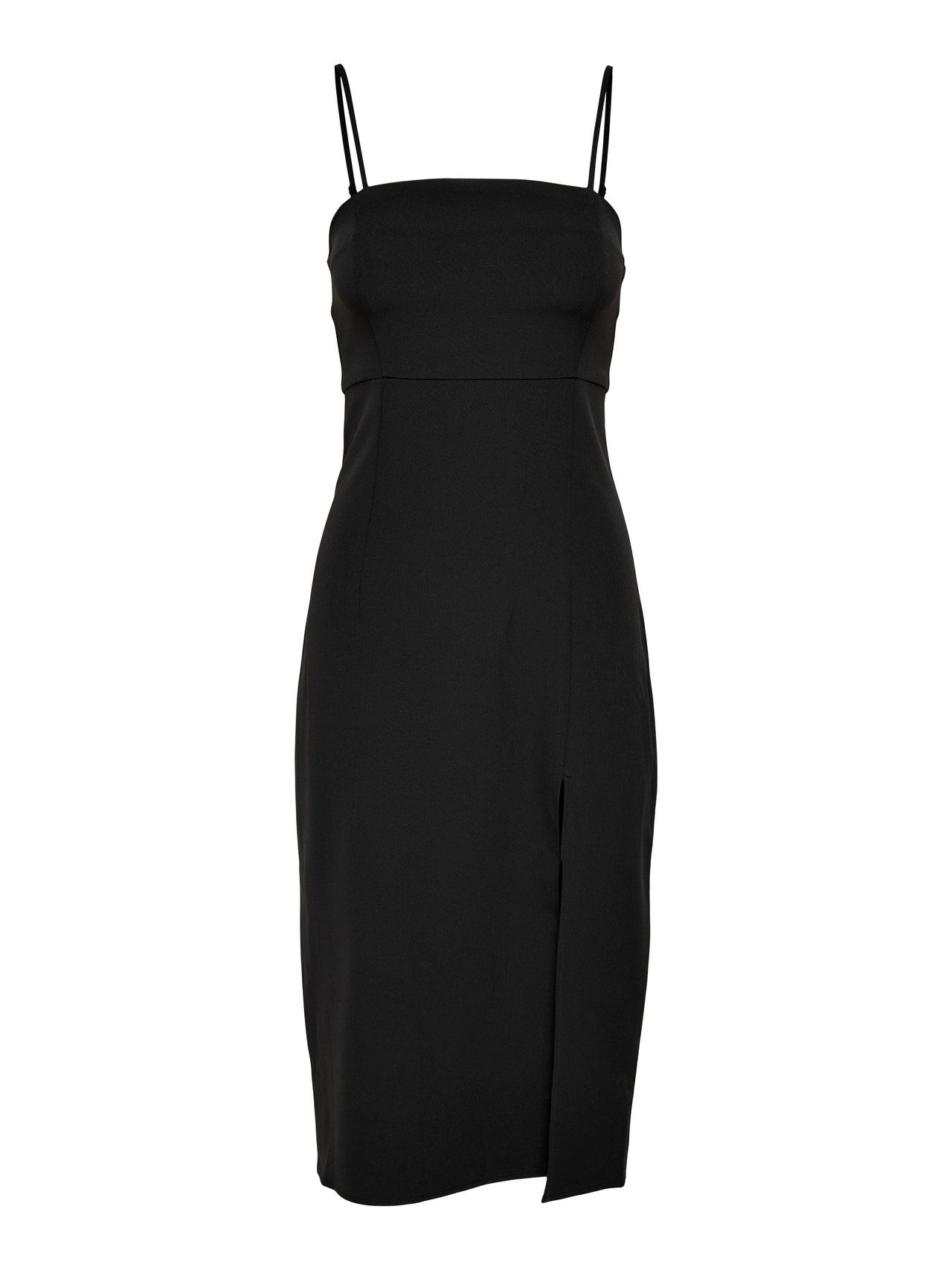Midi Slit | ONLY® Black Dress 