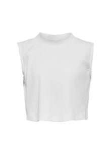 ONLY Tops Regular Fit Col haut -Bright White - 15264306