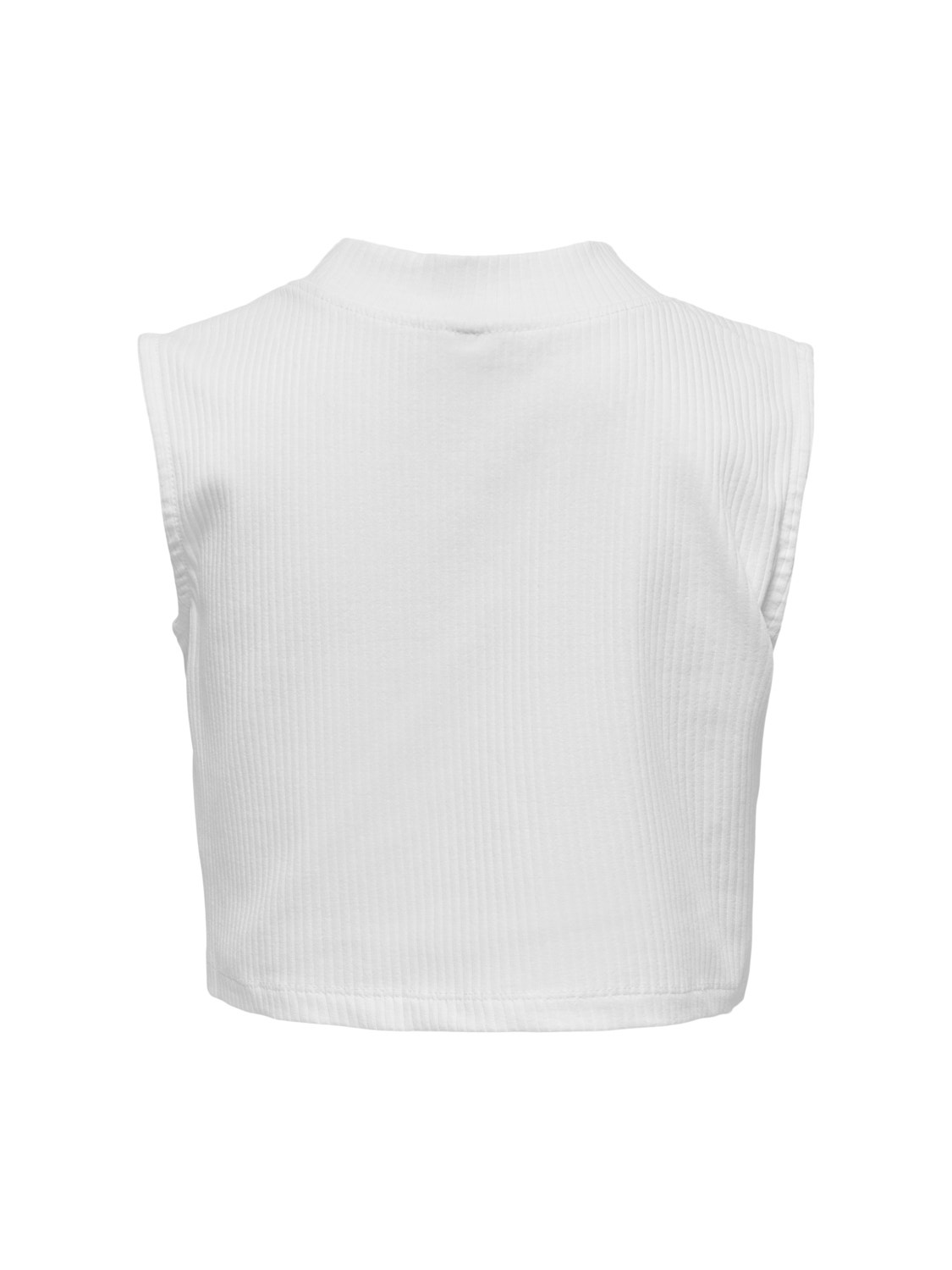 ONLY Cropped High Neck Top -Bright White - 15264306