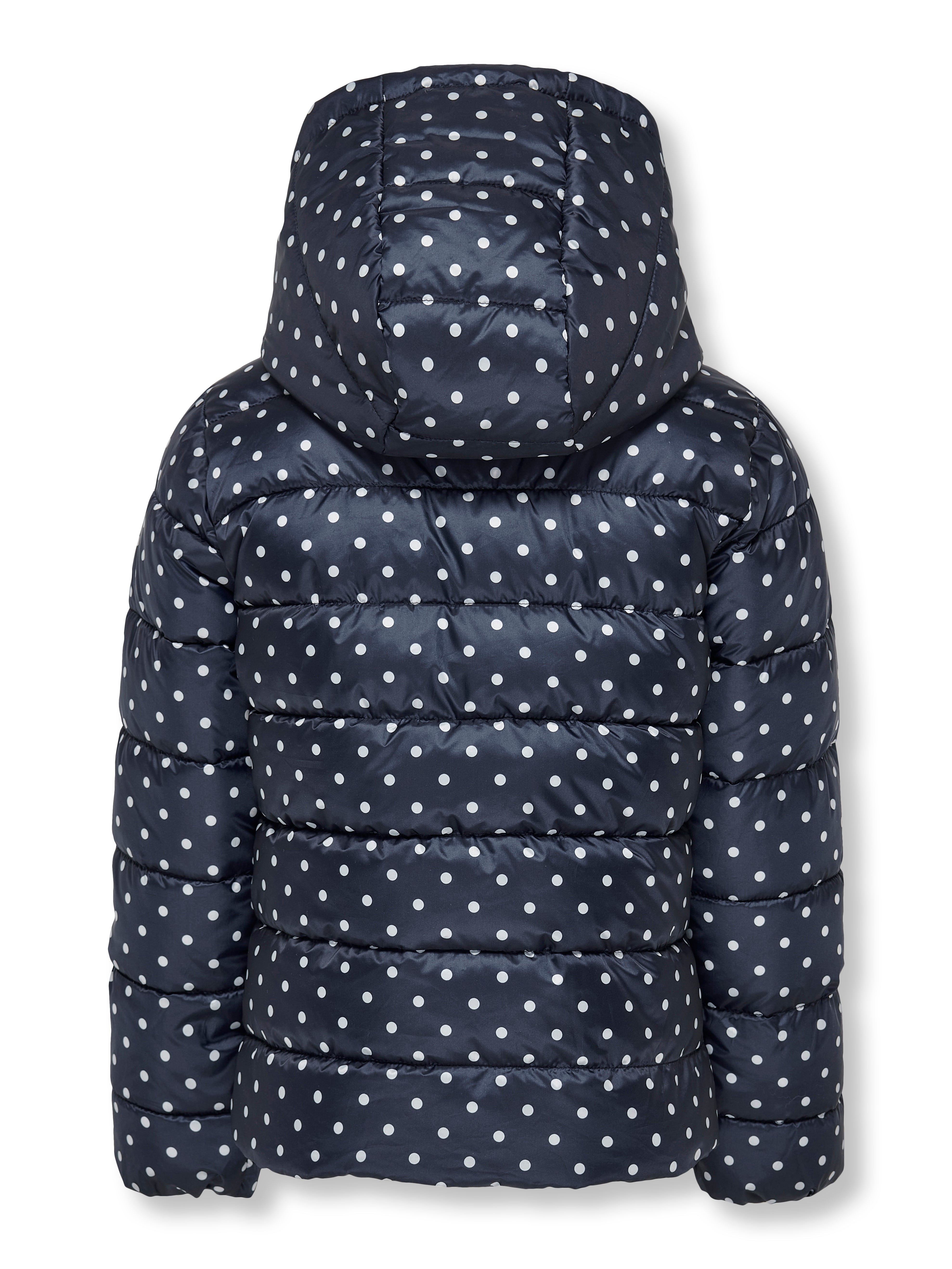 Hood Quilted Jacket Dark Blue ONLY®