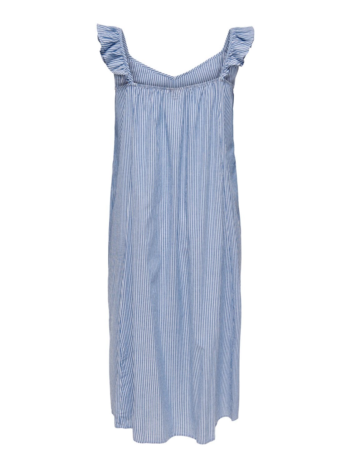 ONLY Curvy midi kjole -Bright White - 15264319