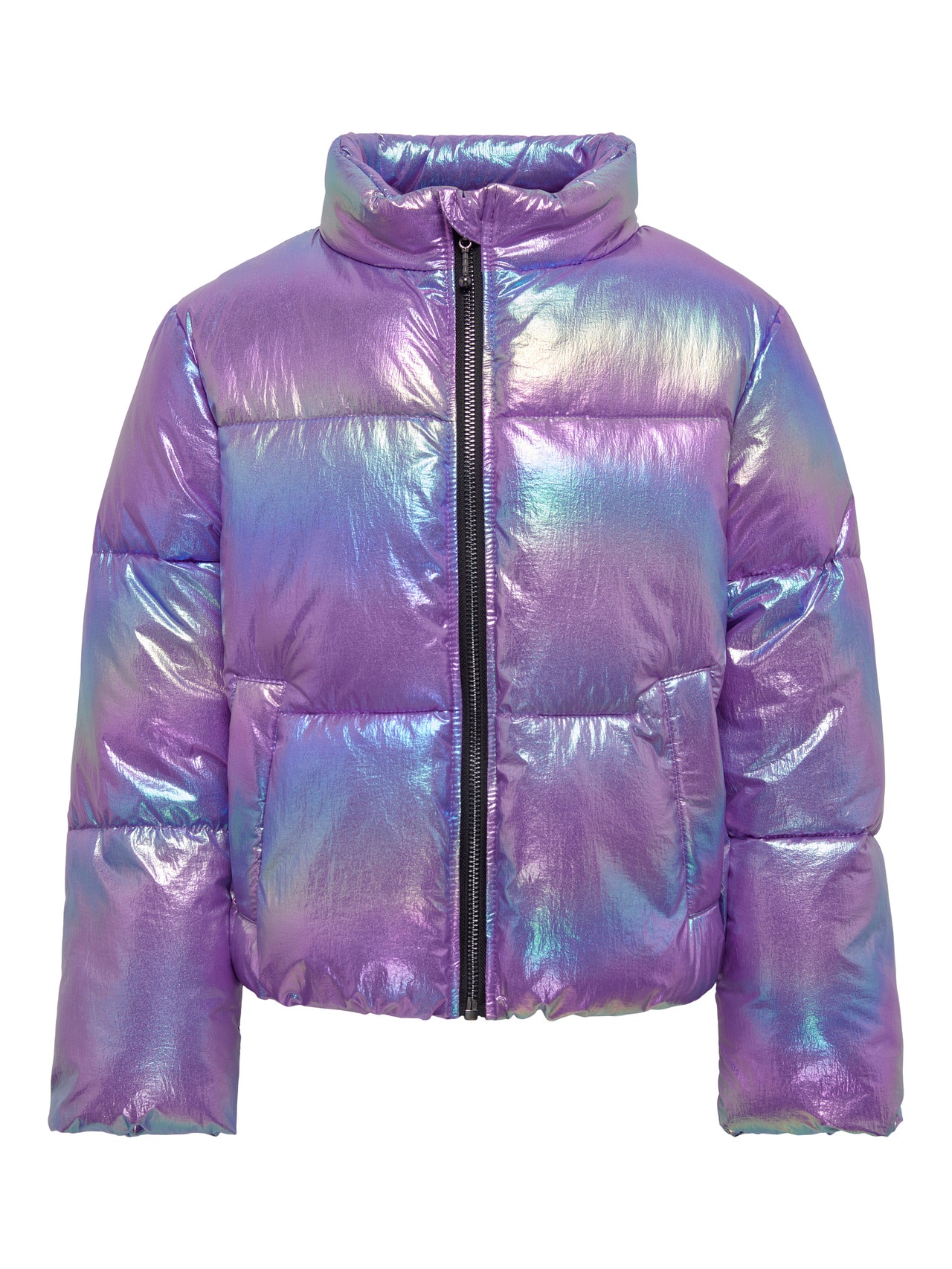 ONLY High neck Quilted Jacket -Purple Opulence - 15264351