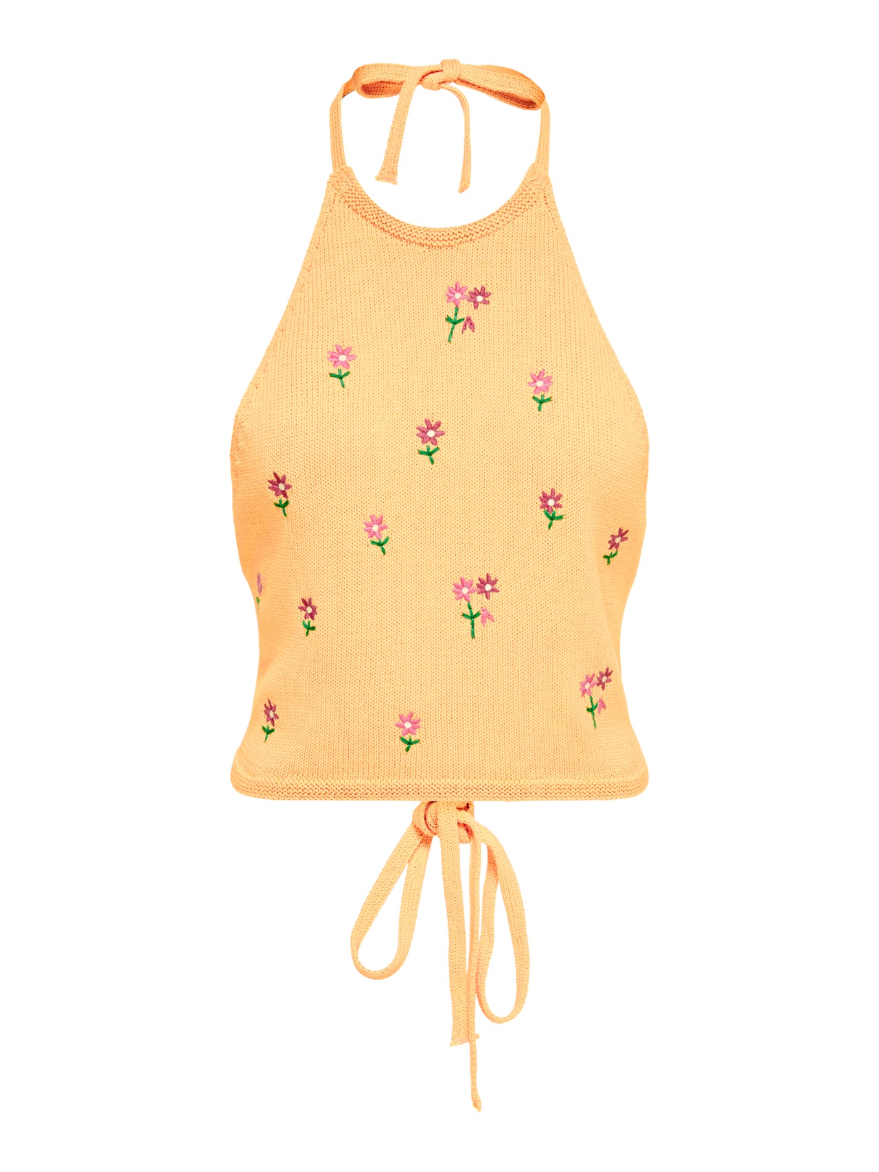 ONLY ONLFLOWER Knitted top -Pumpkin - 15264361