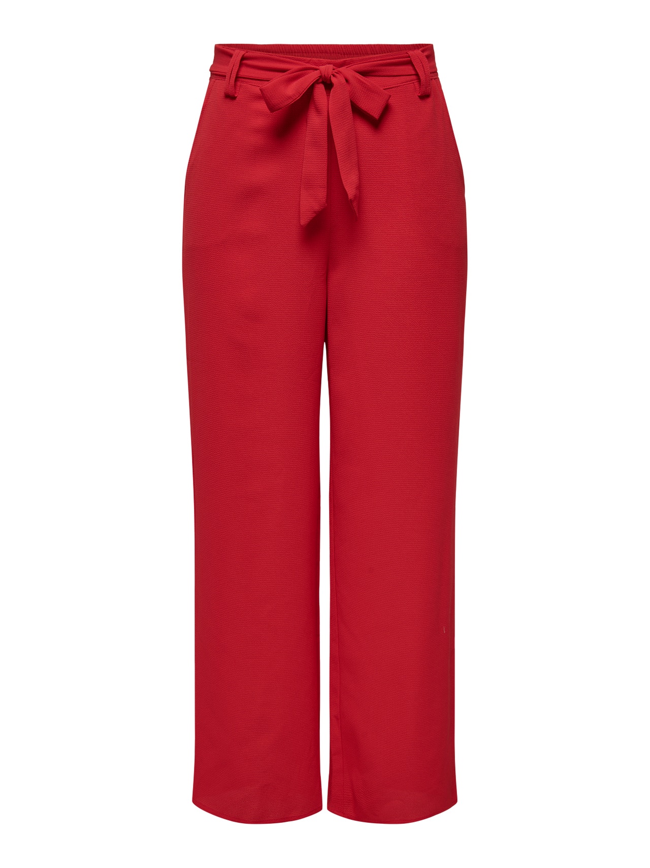 ONLY Solid colored Trousers -Mars Red - 15264448