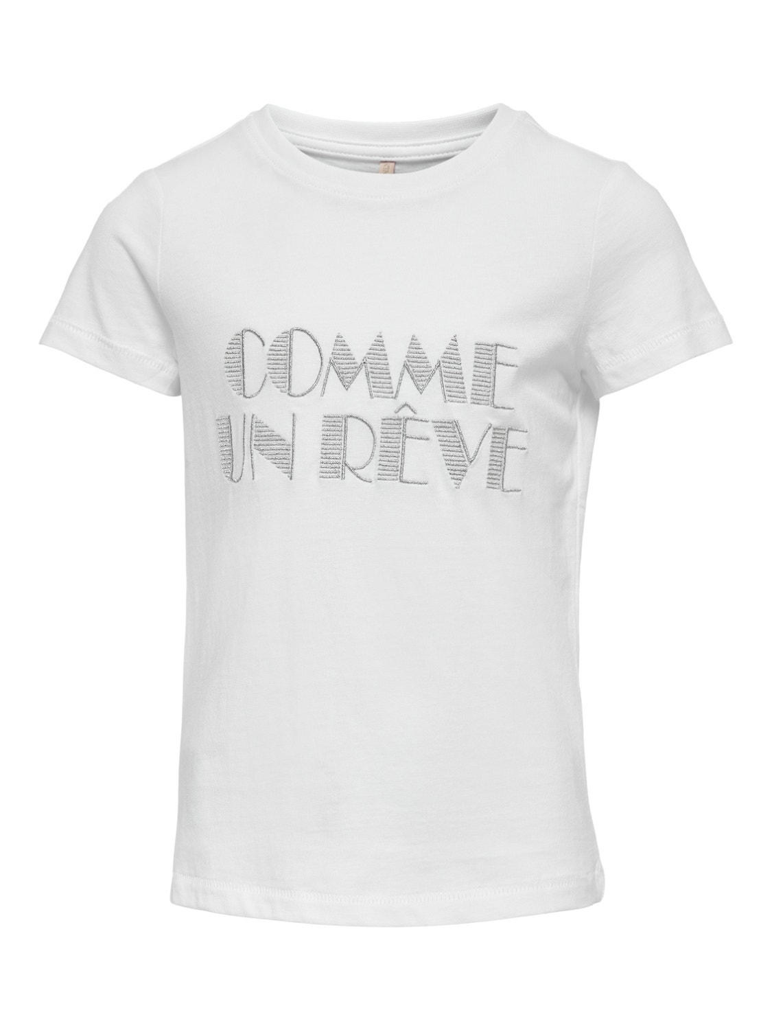 ONLY Krój regularny Okragly dekolt T-shirt -Bright White - 15264491