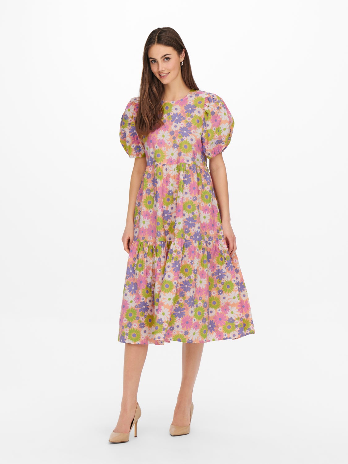 4 sleeved midi Dress with 50% discount 