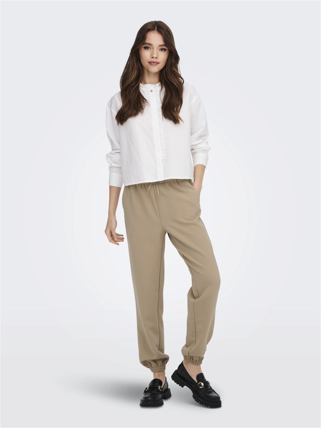 High waisted jogger hot sale dress pants