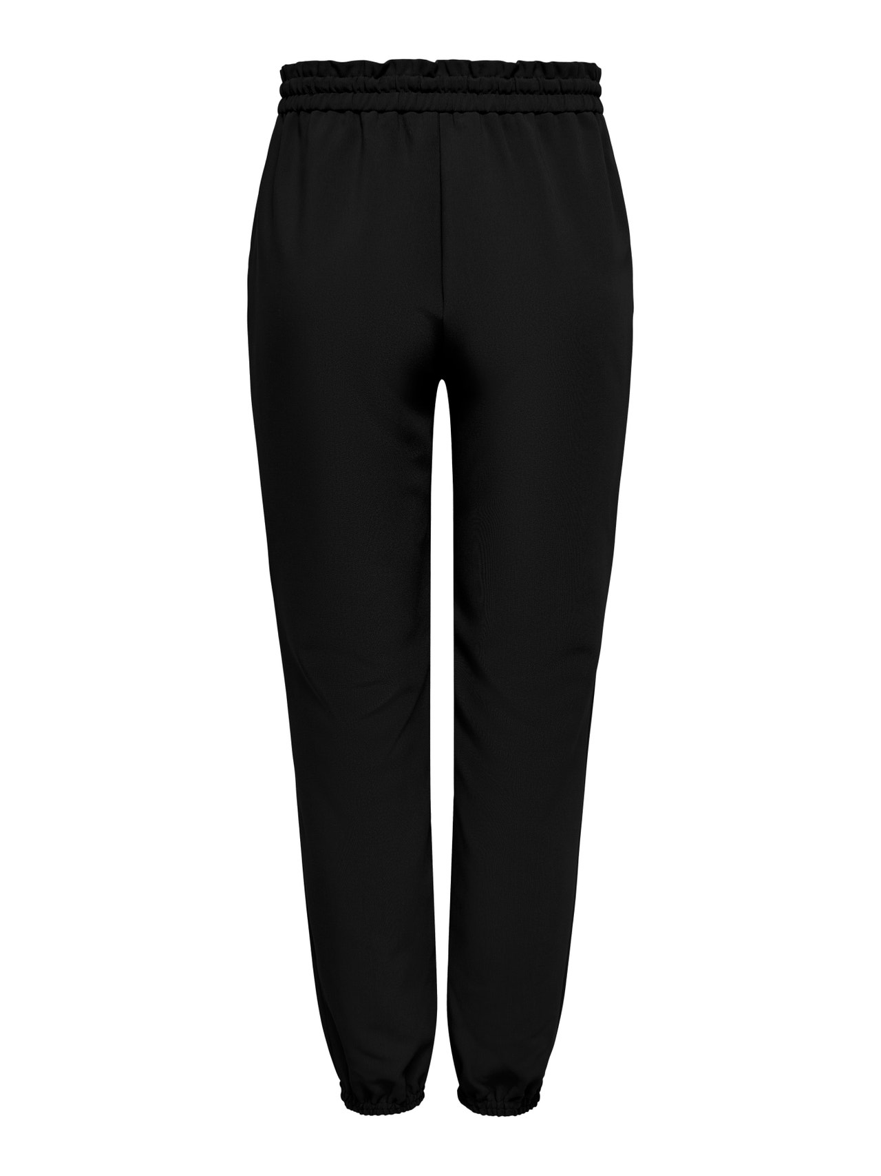 ONLY High waisted track Trousers -Black - 15264613