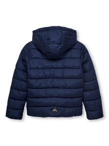 ONLY Hood Quilted Jacket -Peacoat - 15264692