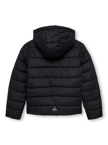 ONLY Hood Quilted Jacket -Black - 15264692