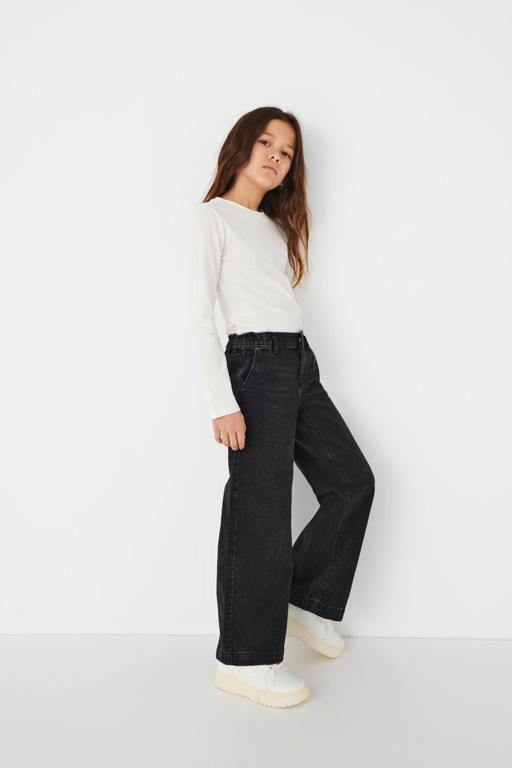 【SCENERITY】Black wide jeans KOGCOMET Wide Leg Fit Jeans | Black | ONLY®