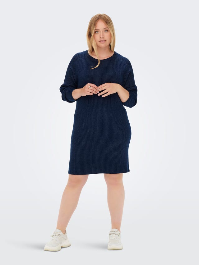 ONLY Curvy long sleeved Knitted Dress - 15264789