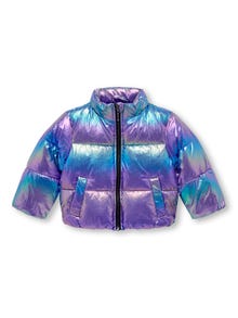 ONLY Hoge hals Gequilte jas -Purple Opulence - 15264844