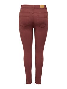 ONLY Pantalones Corte skinny -Spiced Apple - 15264876