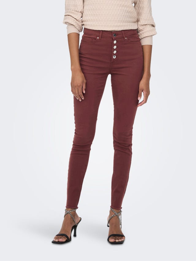 ONLY Skinny HW Trousers - 15264876