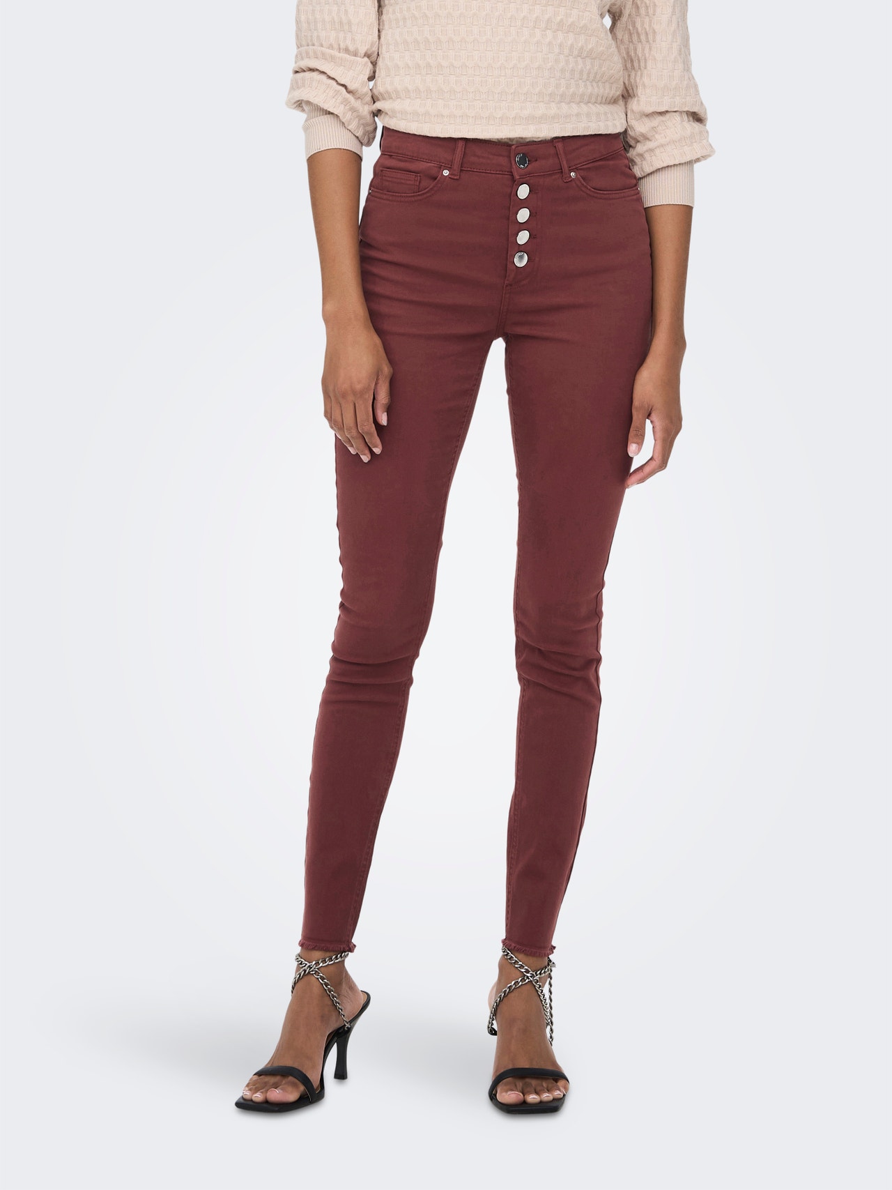 ONLY Skinny Fit Hose -Spiced Apple - 15264876