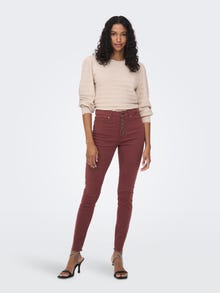 ONLY Skinny Fit Byxor -Spiced Apple - 15264876