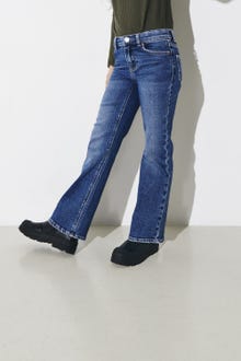 ONLY KOGJUICY VIDE BEN SLITTE Loose fit jeans -Medium Blue Denim - 15264893