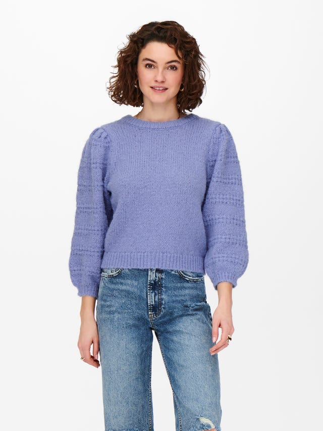 ONLY 3/4 sleeved Knitted Pullover - 15265179